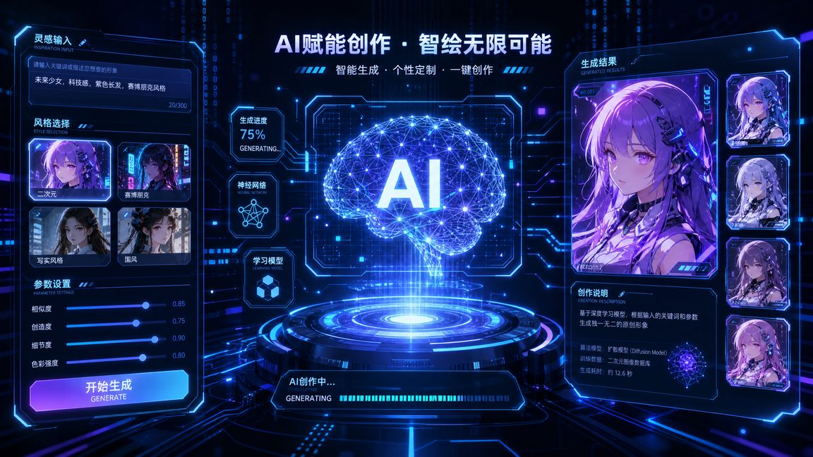 推特AI赋能动漫创作工具